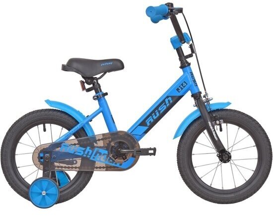 Детский велосипед Rush Hour 14" J14 синий