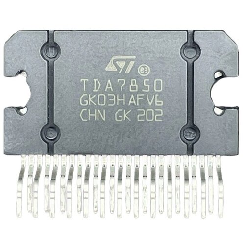 TDA7850, усилитель мощности 4-х канальный, 4x85W.