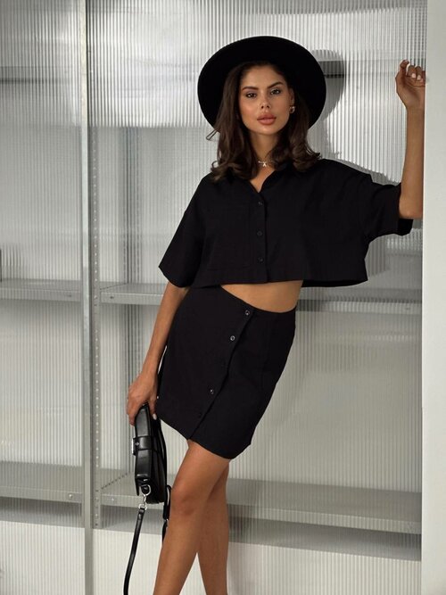 Костюм DRESS, размер 44, черный