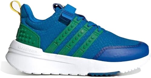 Кроссовки adidas Racer TR x Lego, размер 4 UK, синий, зеленый