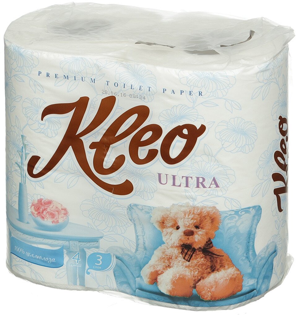 Туалетная бумага Kleo Ultra 8 рулонов 3 слоя - фото №19