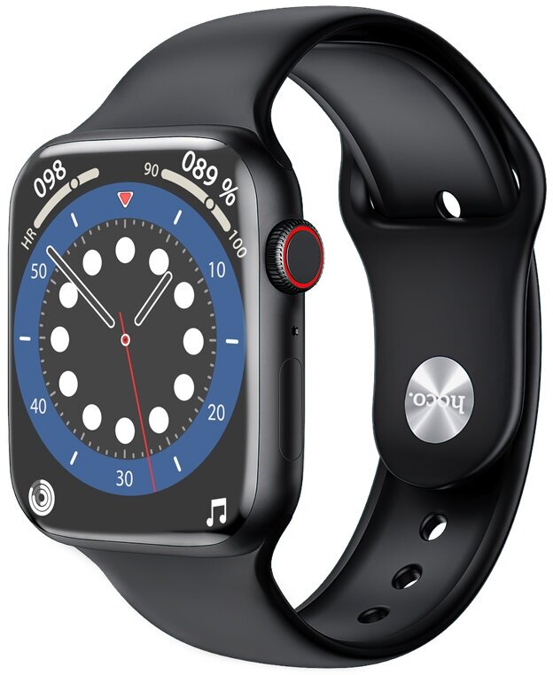 Умные часы Y5 PRO Smart watch Hoco с функцией звонка, черные