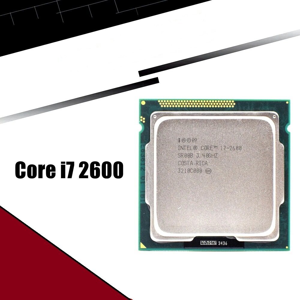 Процессор Intel Core i7 2600 3,4 ГГц 8 Мб 5GT/s SR00B LGA 1155 ЦП OEM