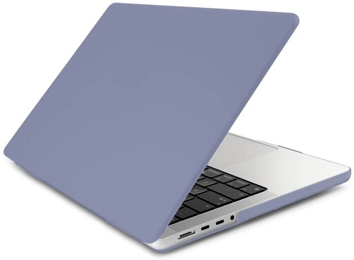 Чехол для MacBook Pro 14 2021 A2442, Nova Store, пластик, лавандовая матовая