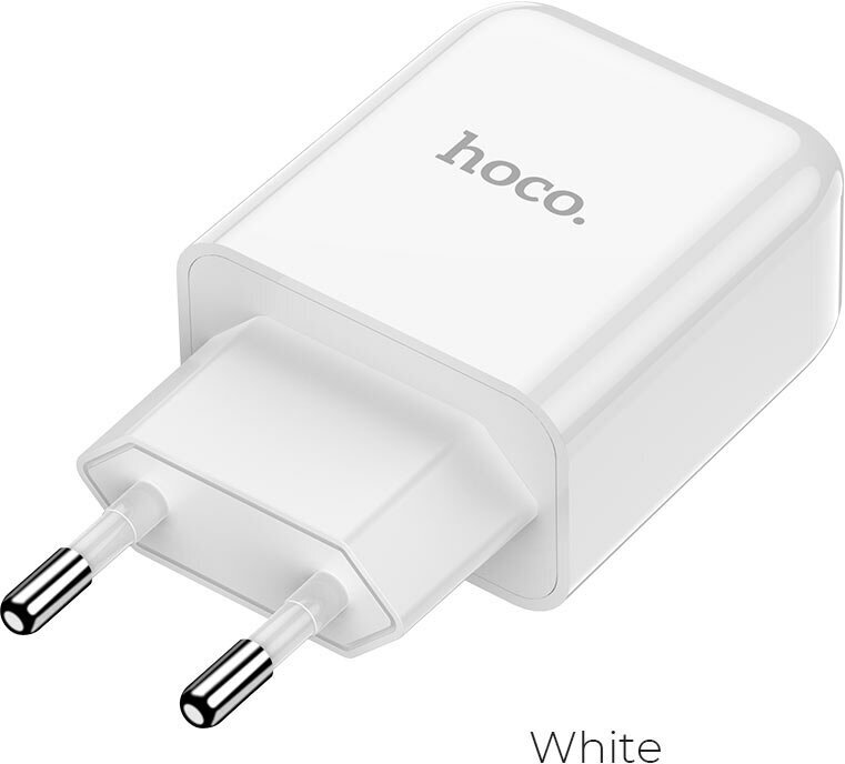 Зарядное устройство HOCO N2 Vigour single USB, 2A, белый