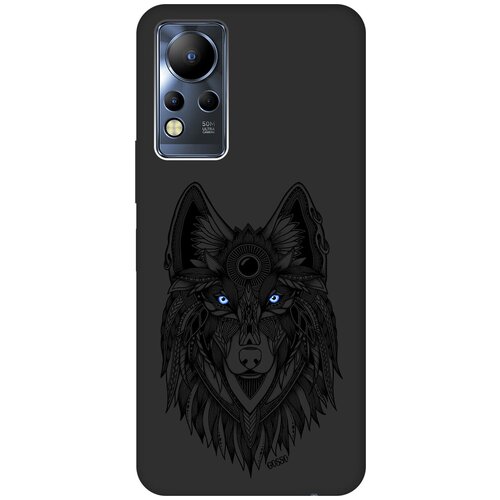 Матовый Soft Touch силиконовый чехол на Infinix Note 12 G88 / Инфиникс Нот 12 с 3D принтом Grand Wolf черный матовый soft touch силиконовый чехол на infinix note 12 g88 инфиникс нот 12 с 3d принтом pixel pikachu черный