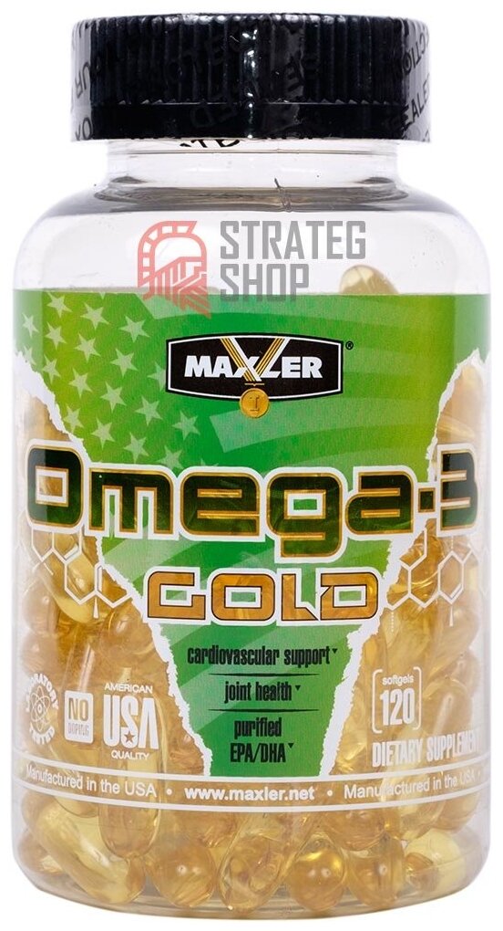 Maxler Omega 3 Gold капс., 120 шт.