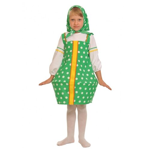 фото Костюм "матрешка зелёная" (10383), 92-110 см. карнавалoff