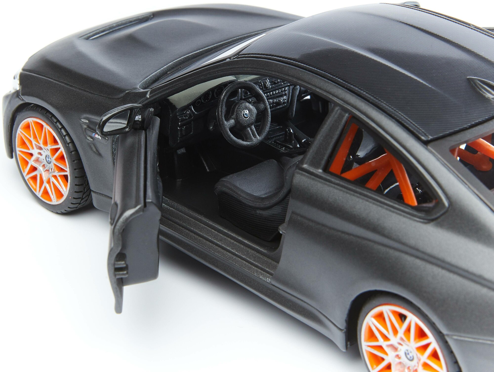 Maisto Сборная модель машинки "BMW M4 GTS" SPAL 1:24, серая - фото №13