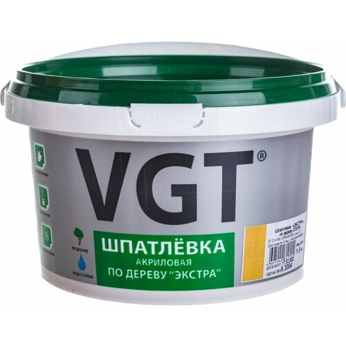 Шпаклевка по дереву VGT Экстра шпаклевка по дереву вгт экстра 0 30 кг 0 45 кг