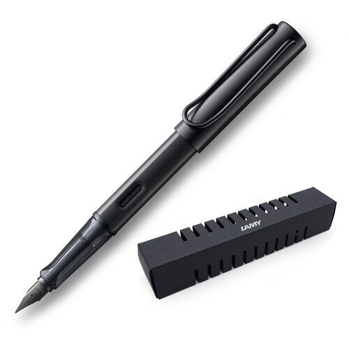 перьевая ручка lamy al star black перо m 4000528 Перьевая ручка LAMY AL-star, F, черный