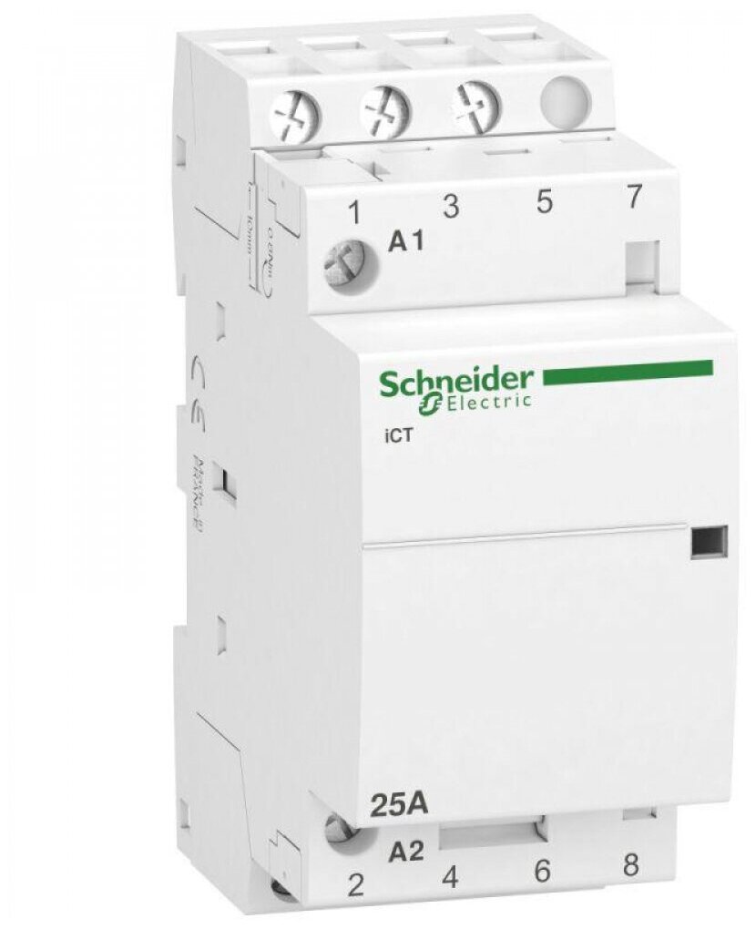 Контакторы Schneider Electric Контактор мод. iСТ Acti9 25А 3п 3НО 230/240В SchE A9C20833