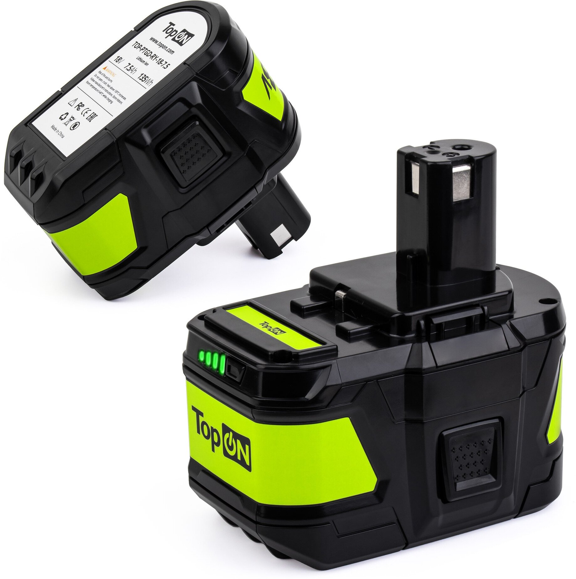 Аккумулятор для Ryobi 18V 7.5Ah (Li-Ion) PN: RB18L90