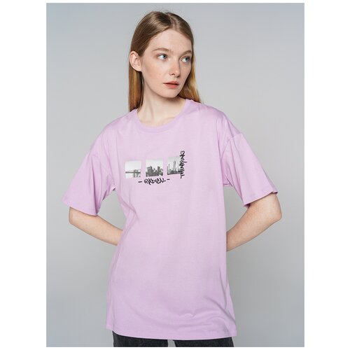 фото Футболка твое 81737 размер xs, сиреневый, women