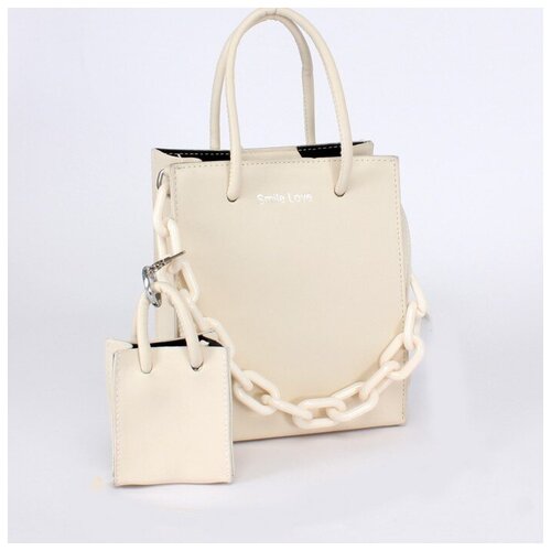 фото "сумка женская искусственная кожа ins 01-2101, 1отд, молочный sale 237824" adelia