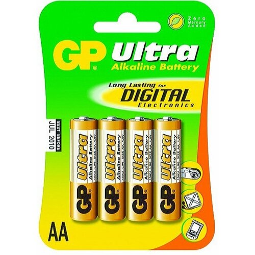 Батарейка Батарейка AA щелочная GP Alkaline GP15AE-2CR8 8 шт aa батарейка gp ultra 15au 2cr8 8 шт