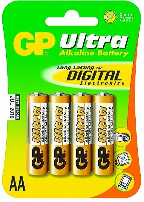Батарейка GP Ultra Alkaline AA