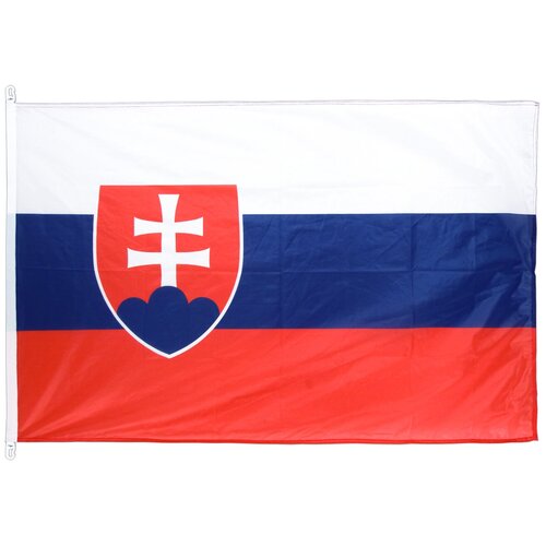 Флаг Словакии с карабинами 90х135 см флаг россии с карабинами 90х135 см