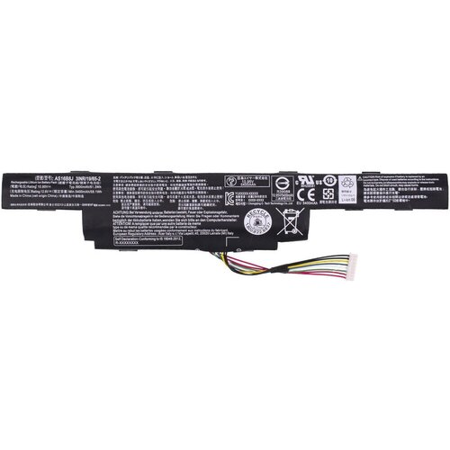 Аккумулятор для Acer Aspire E5-575G, (AS16B8J, AS16B5J), 61.3Wh, 5600mAh, 10.95V аккумулятор для ноутбука acer aspire e5 575g 10 95v 5600mah pn as16b8j