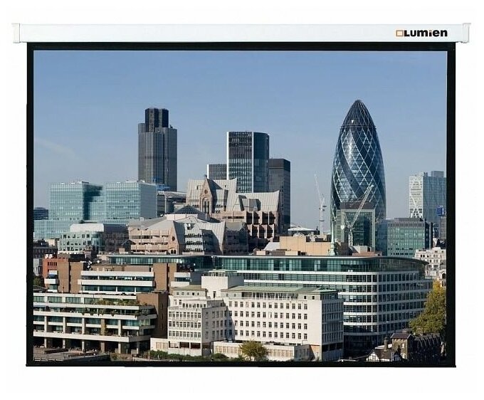 Экран Lumien Master Control 129x200см Matte White с электроприводом LMC-100128 - фото №2