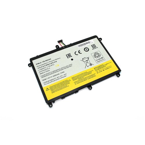 Аккумулятор для ноутбука Lenovo Yoga 2 11 (L13M4P21) 7.4V 4250mAh OEM аккумуляторная батарея для ноутбука lenovo yoga 2 11 l13m4p21 7 4v 4250mah oem