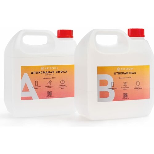 Эпоксидная смола для объемных заливок ArtEpoxy 21616 27337₽