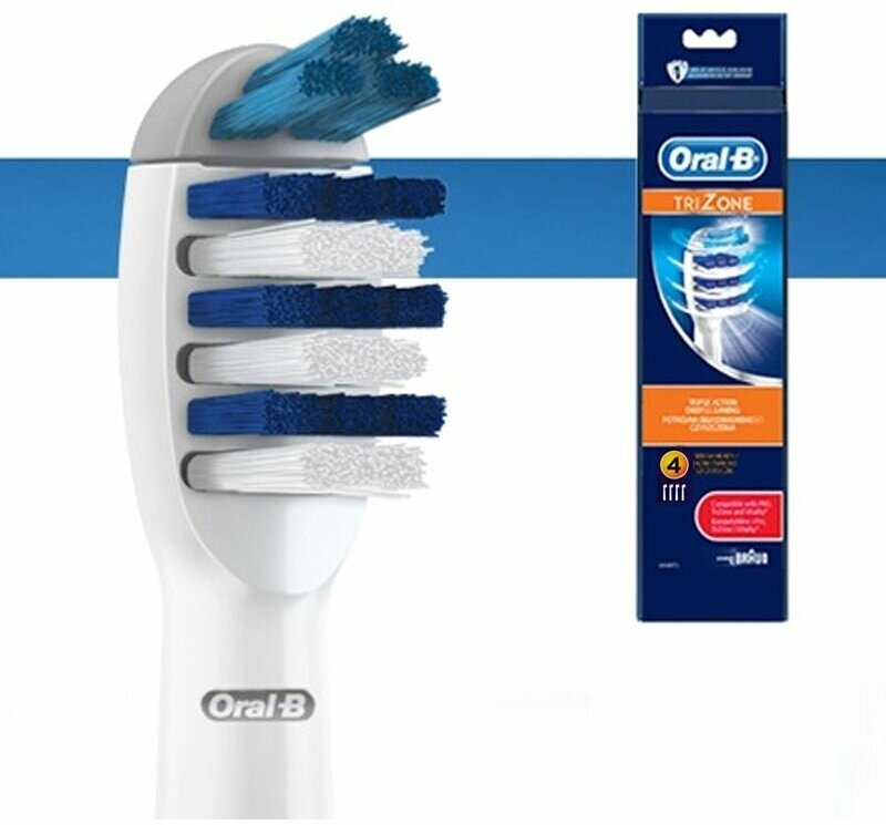 Насадки для зубной щетки Oral-B Trizone, 4 шт - фотография № 9