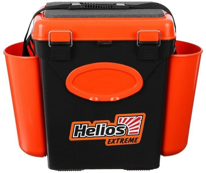 Helios Ящик зимний Helios FishBox 10 л, односекционный, цвет оранжевый