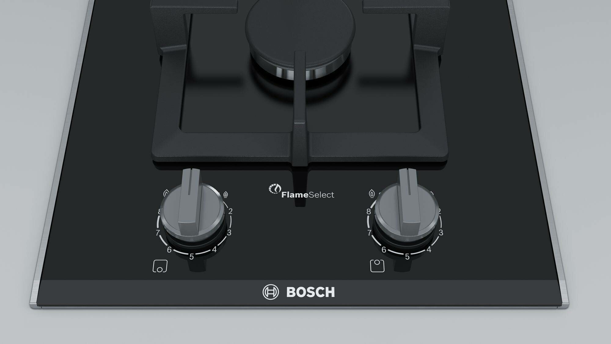 Газовая варочная поверхность Bosch PRB3A6B70 черный - фото №7