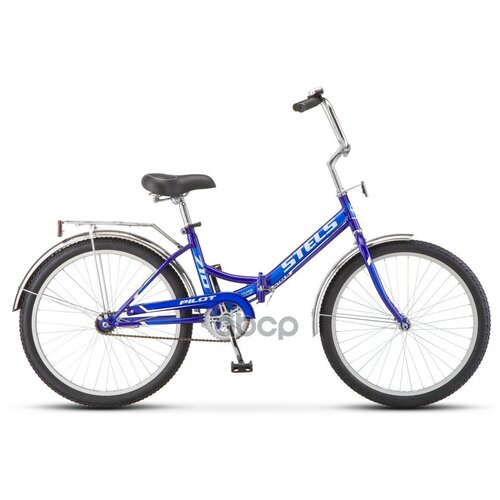 Велосипед 24 Складной Stels Pilot 710 (2019) Количество Скоростей 1 Рама Сталь 14 Синий Stels арт. LU070366