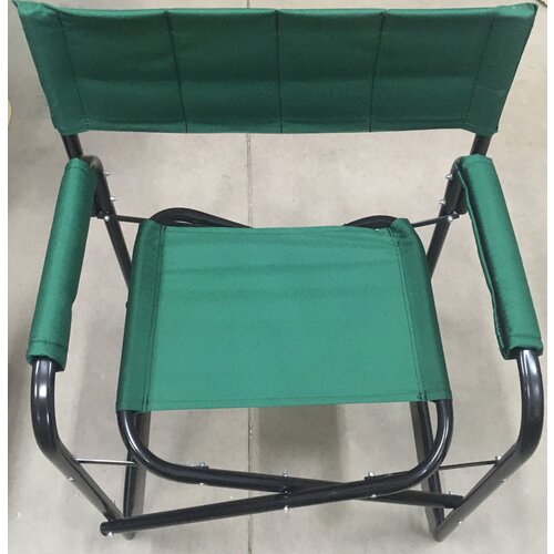 Кресло режиссера туристическое складное, цвет зеленый