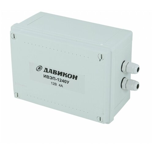 Блок питания 12В 4А стабилизированный герметичный ИВЭП-1240У 1520₽