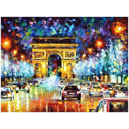 Картина по номерам Париж 40х50 картина по номерам мой париж 40х50 см