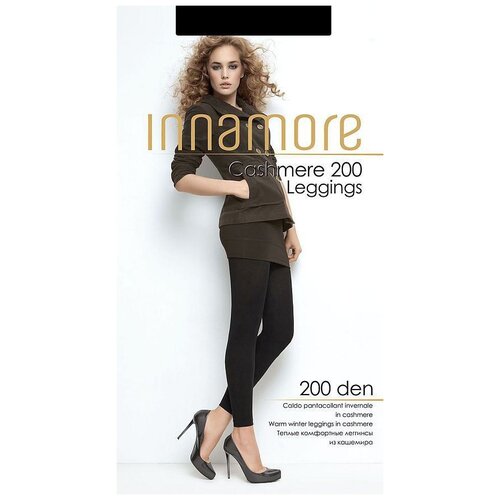 фото Леггинсы innamore cashmere leggings, 200 den, размер 2-s, nero (черный)