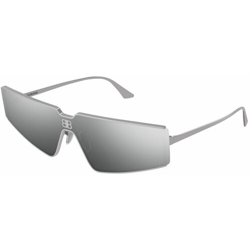 Солнцезащитные очки BALENCIAGA, серый, серебряный