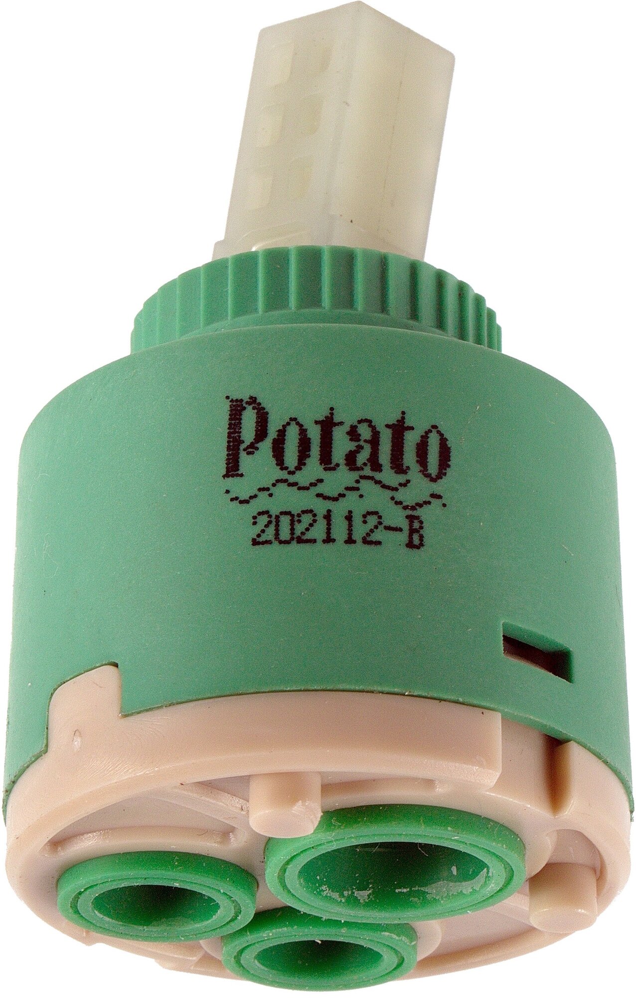 Смеситель для кухни Potato P222-17 P59222-17 дымчатый белый - фото №4