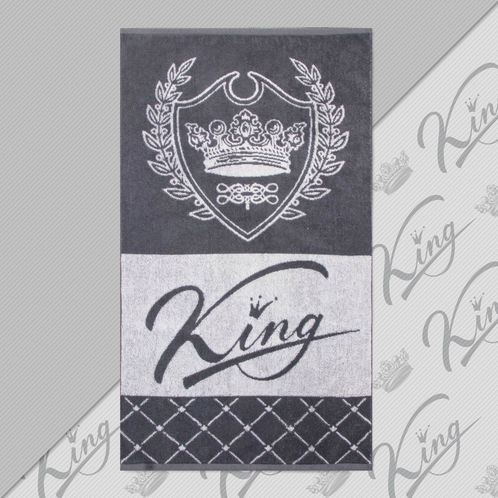 Полотенце махровое "King" 50х90см, 100% хлопок, 420гр/м2