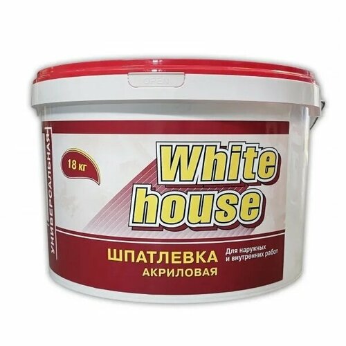 Шпатлевка универсальная акриловая White House 18 кг