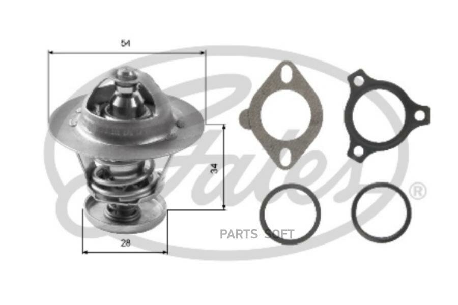 Термостат FORD MONDEO 2.0-2.2 00-07/TRANSIT 2.4 00-/PEUGEOT BOXER 2.2 06-