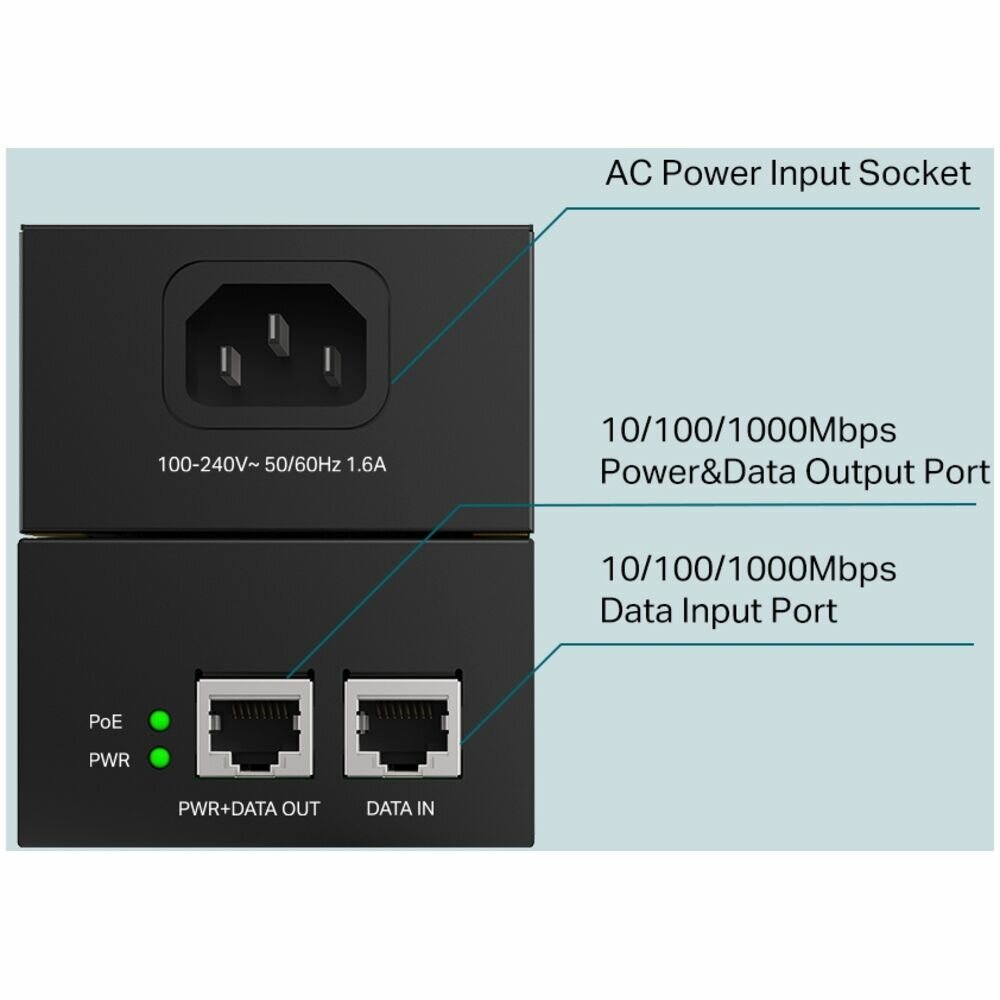 Инжектор PoE TP-LINK - фото №12