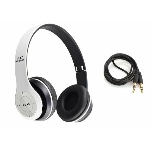 Наушники складные беспроводные P47 Bluetooth с разъемом AUX 75600₽