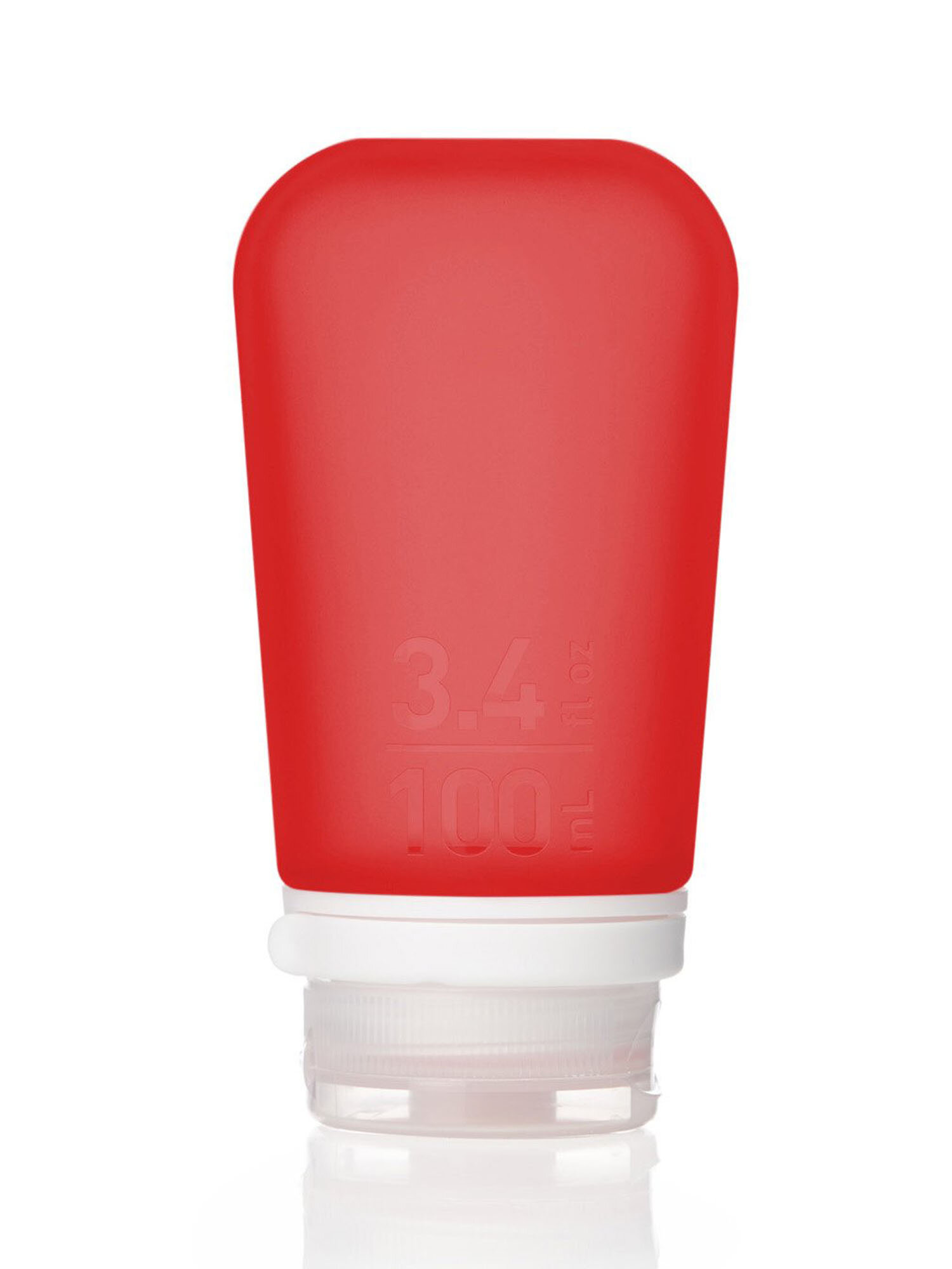 Дорожный флакон humangear, 1 шт., 100 мл, размер L, красный