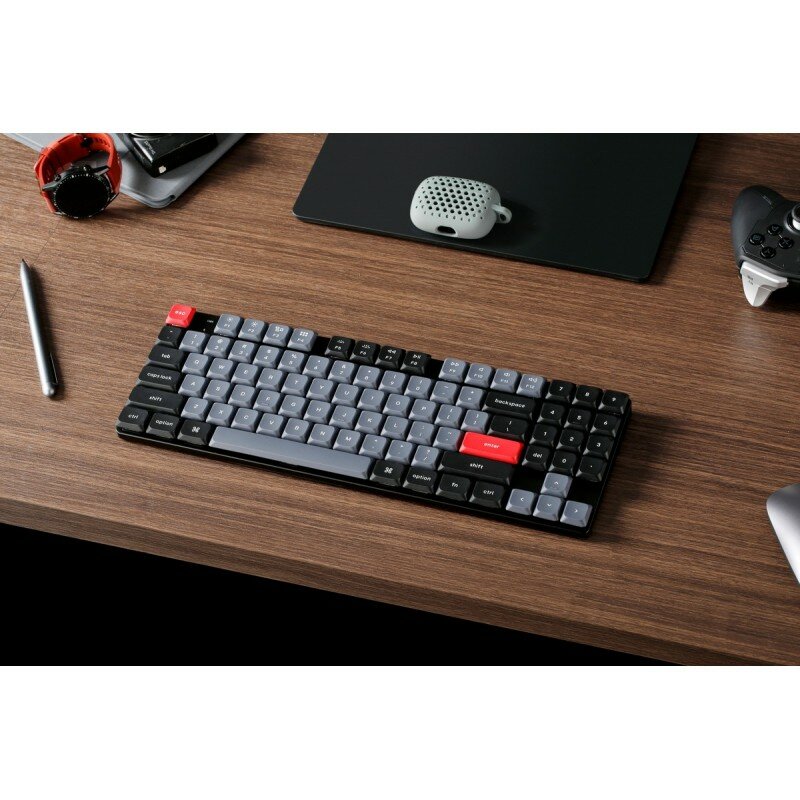 Клавиатура QMK Keychron K13 Pro, 90 клавиш, Hot-Swap, Gateron low profile Red Switch - фото №3