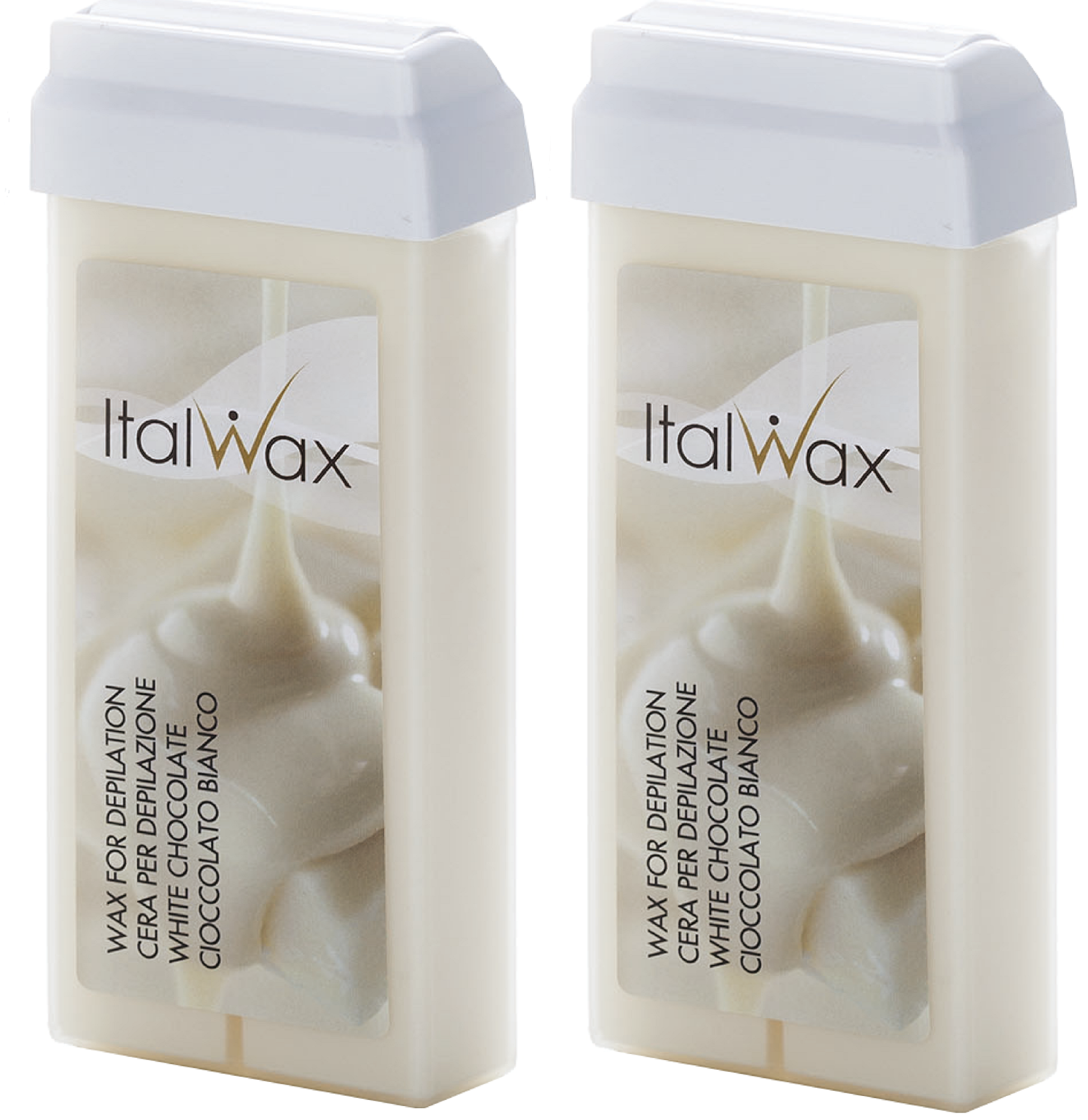 Воск в картридже Белый шоколад ITALWAX NATURA White chocolate, 100 мл (комплект из 2 штук)