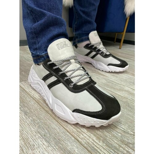 Кроссовки, размер 44, белый, черный