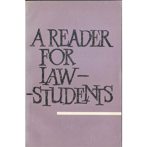 A Reader for Law Students