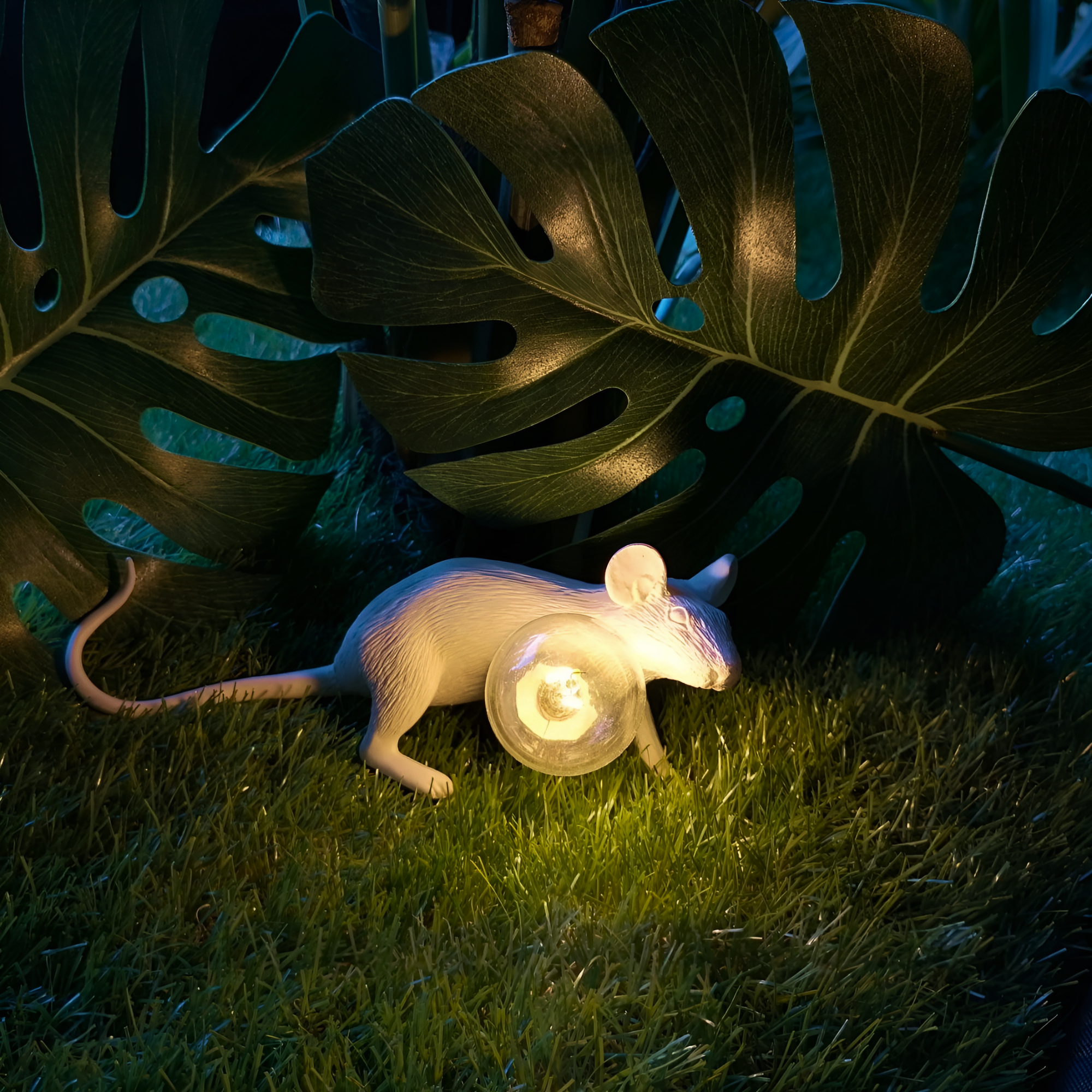 Настольный светильник "Мышь" Seletti, белый