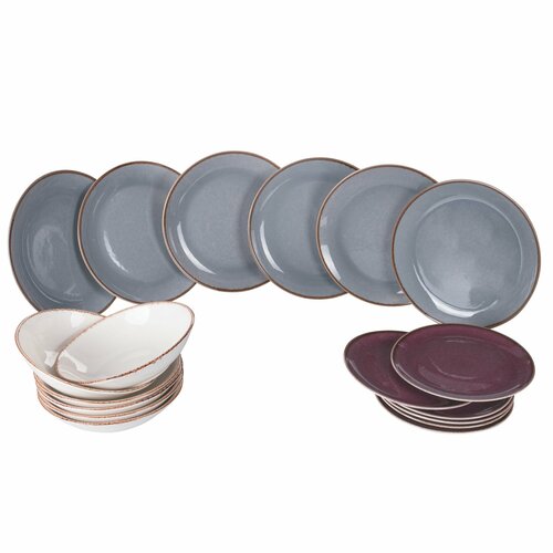 Набор столовой посуды из 18-ти предметов Villa D'Este CAMARGUE, VD5911822