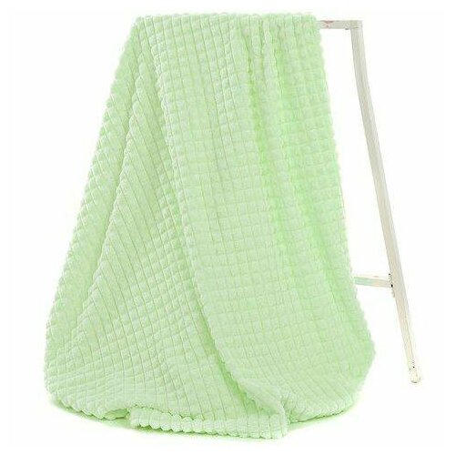 Мягкий плед кубик 200*220 салатовый