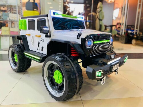 Электромобиль детский KP906 белый полный привод 4WD